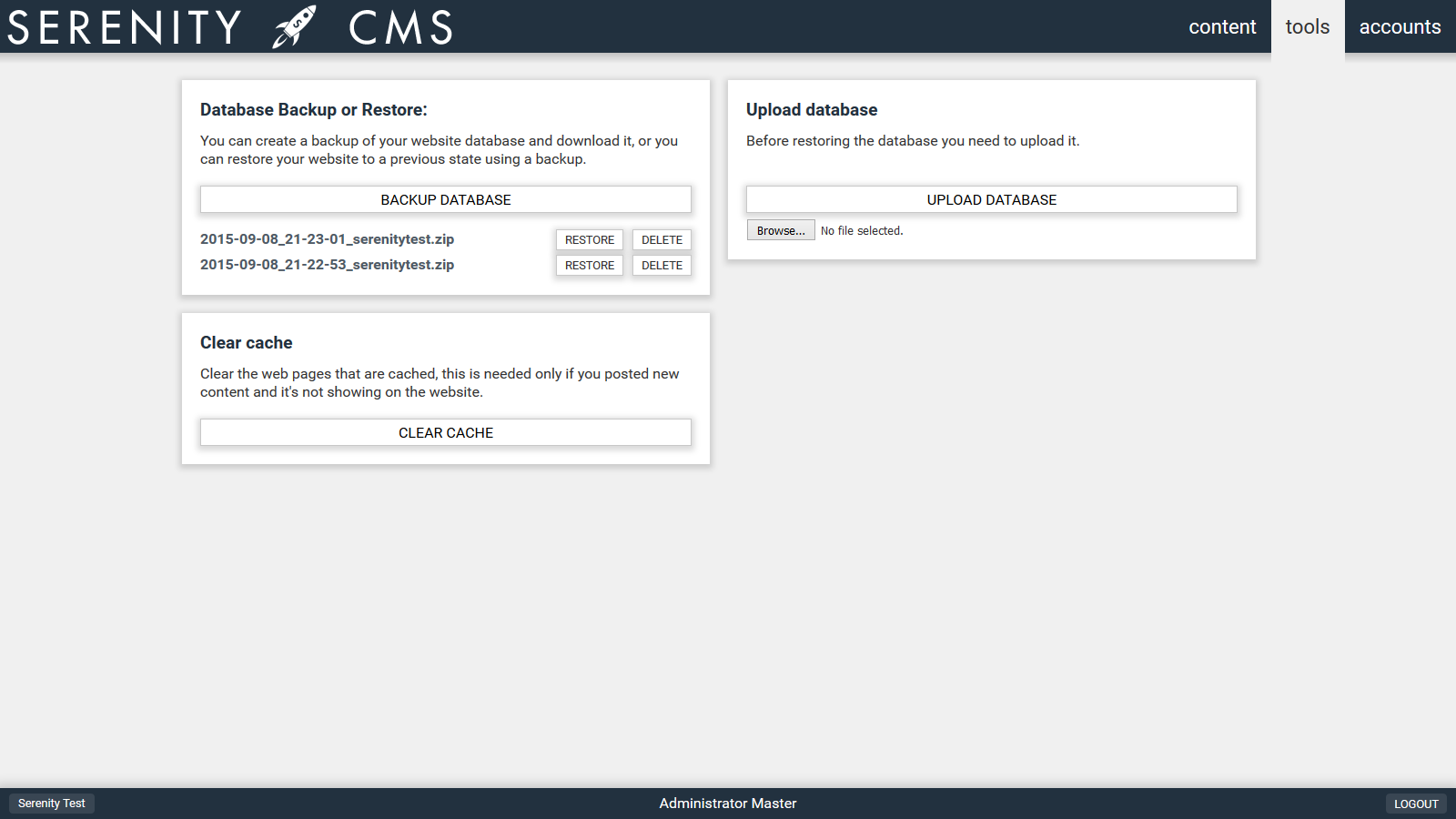 serenitycms3
